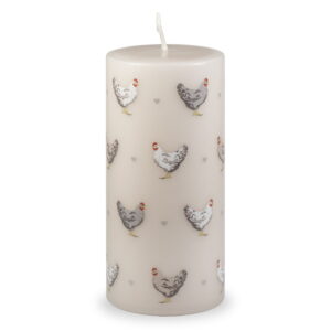 Béžová velikonoční svíčka Unipar Cute Hens