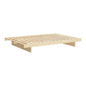 Dvoulůžková postel z borovicového dřeva Karup Design Kanso