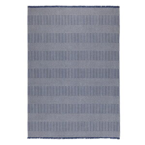 Modrý bavlněný koberec Oyo home Casa, 75 x 150 cm