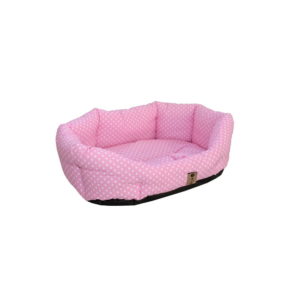 Růžový bavlněný pelíšek 75x60 cm Pinky - Petsy
