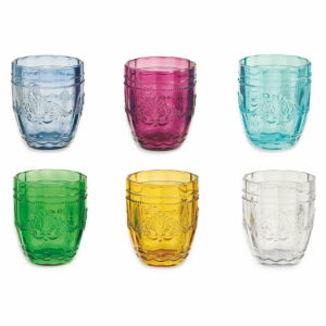 Sada 6 barevných sklenic na vodu Villa'd Este Bicchieri Syrah