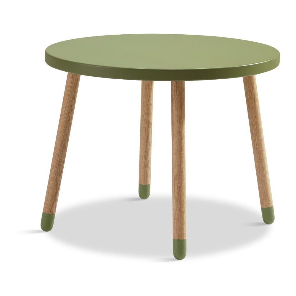 Zelený dětský stolek Flexa Dots