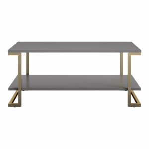 Konferenční stolek v šedo-zlaté barvě CosmoLiving by Cosmopolitan Camila