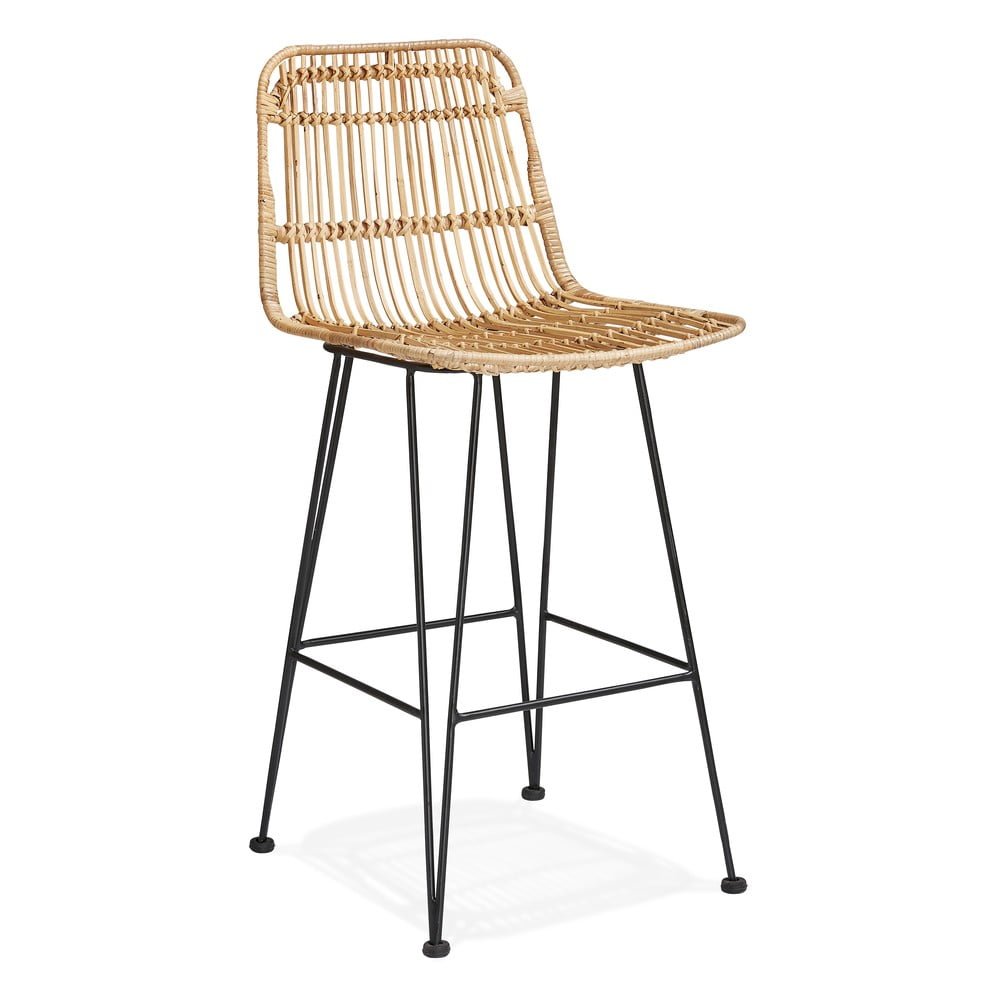 Přírodní barová židle Kokoon Liano Mini