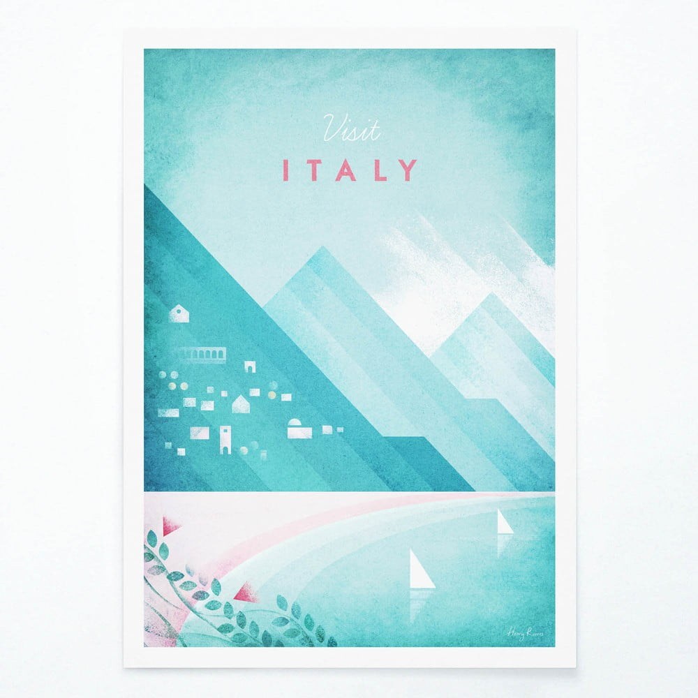 Plakát Travelposter Italy