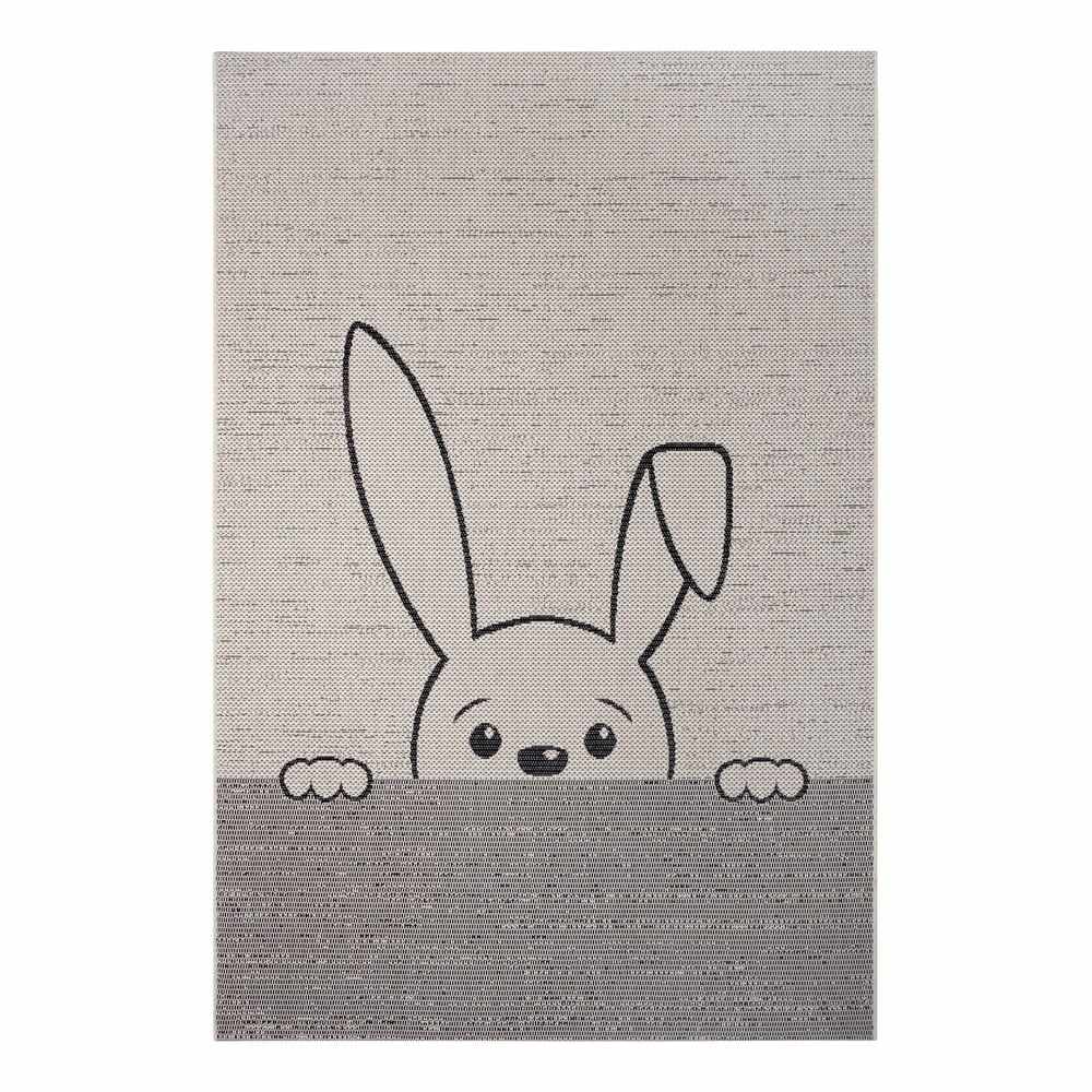 Krémový dětský koberec Ragami Bunny